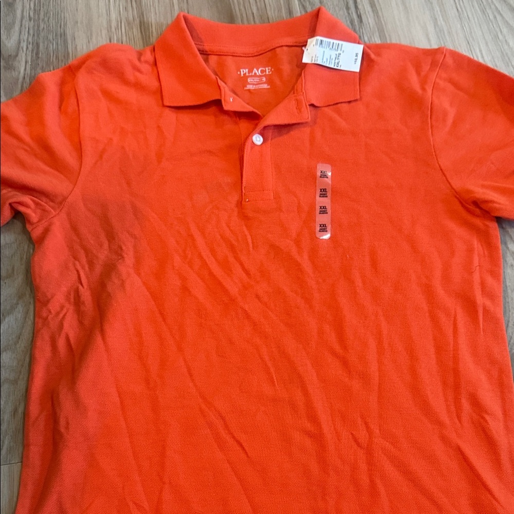 The Children's Place Bright Orange Polo Shirt